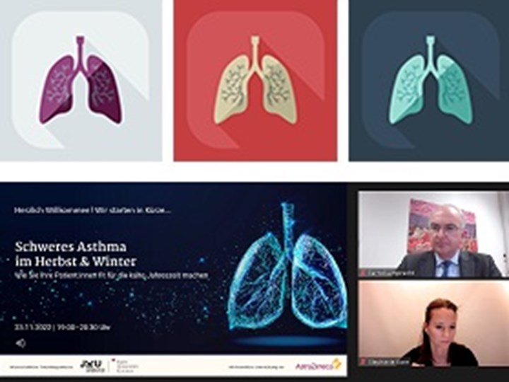 Eröffnung des Webinars Schweres Asthma im Herbst und Winter