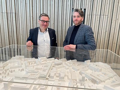 Kaufmännischer Direktor Mag. Günther Dorfinger und Architekt Christian Mammel