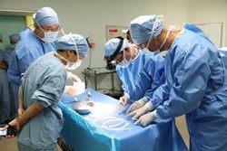 OP-Team in einem Krankenhaus in China